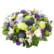 Purple, Lime &amp; White Posy Pad